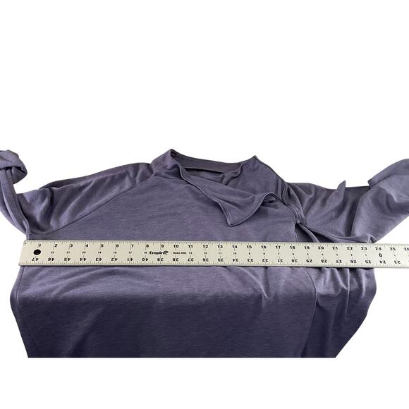 Copper Fit Women's Purple Blouse Size XXL Asymmetrical collar - Picture 3 of 10